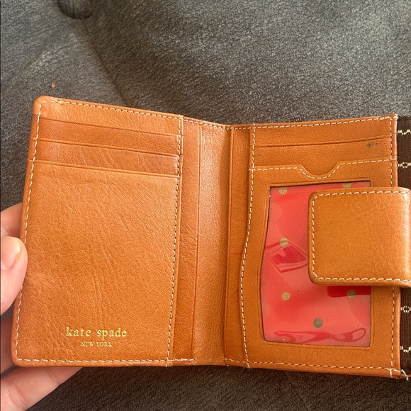 Kate Spade Leather & Monogram Multi Compartment Wallet - Picture 6 of 9